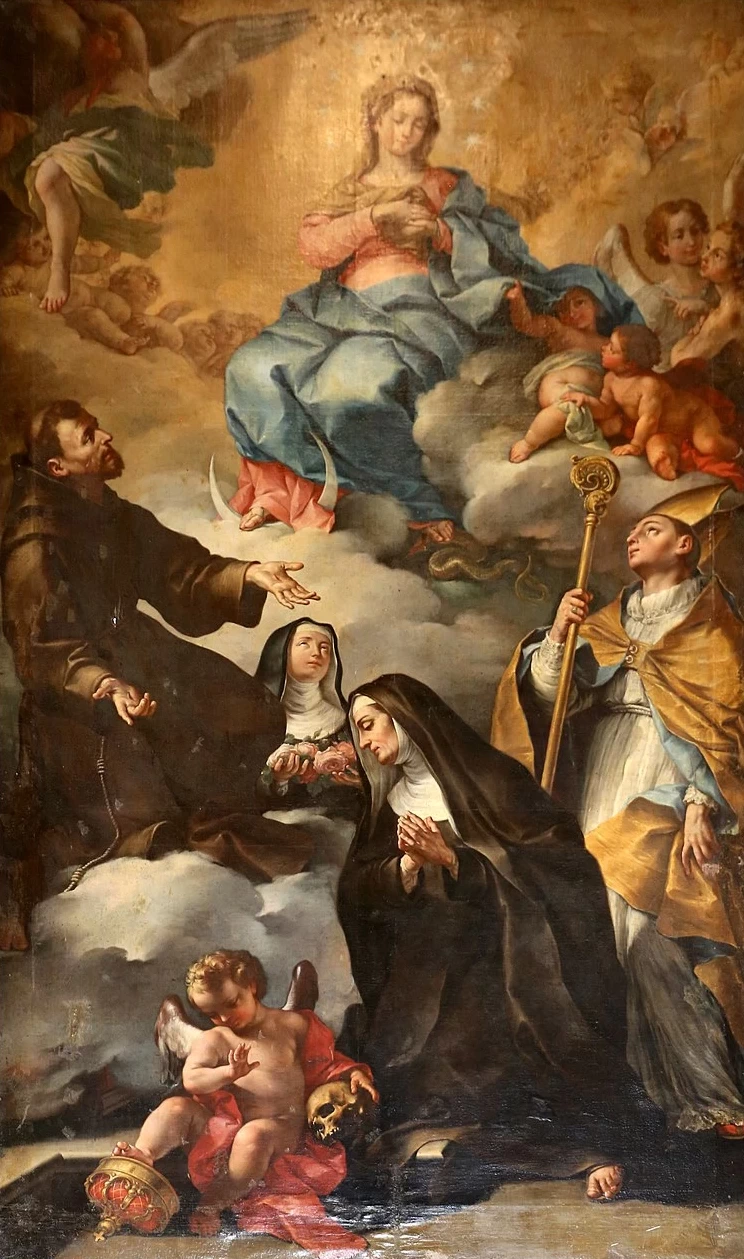 Immacolata Concezione e quattro santi - Santa Maria al Pignone